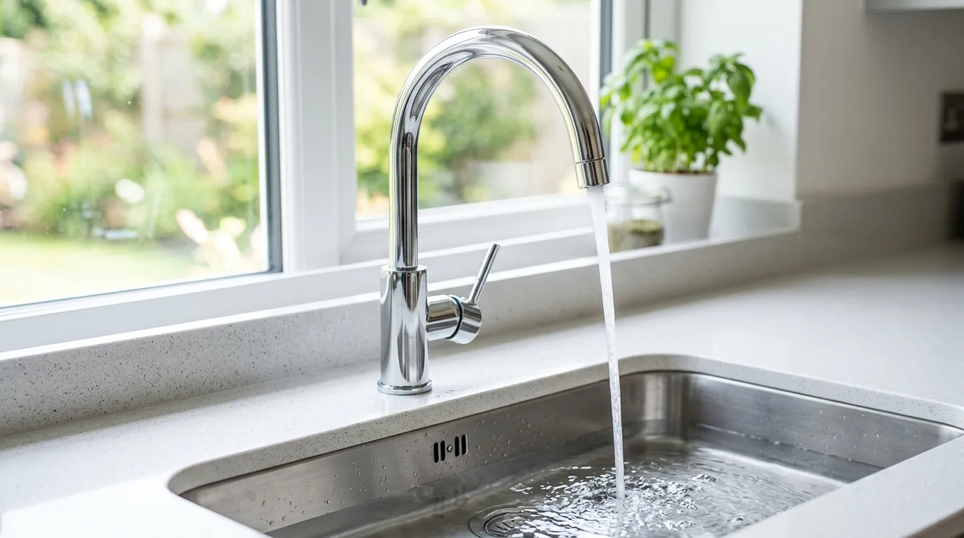 Local Plumbing Master Pros same day plumber fixing a faucet in New Lisbon, IN